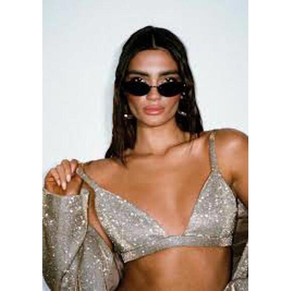 SLA The Label Other - SLA The Label Silver Astrid Bralette - XS